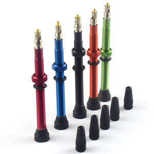 Valve française en alliage d'aluminium pour pneus tubeless, accessoires pour vélos de route, portable - Product Image 1