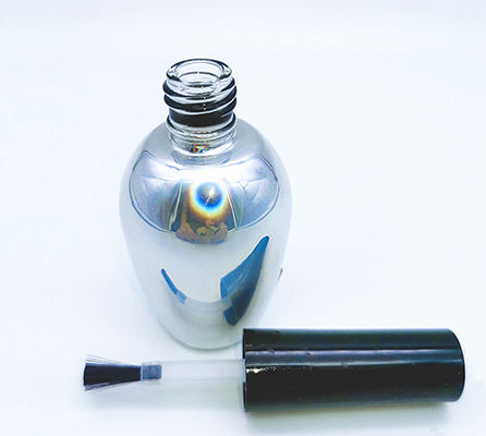 Cosmetics Glass 15 Ml Empty UV Gel Nail Polish Bottle With Brush