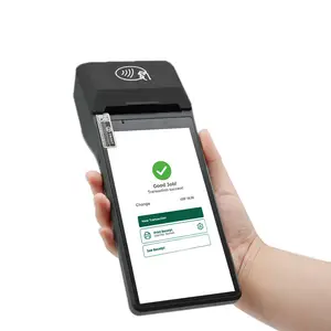 Restoran sipariş taşınabilir POS sistemleri ucuz Android Pos terminali ile NFC okuyucu/QR kod Z300