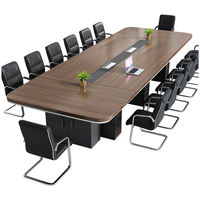 XTHYZ-031 de bureau exécutif au design moderne et luxueux Table et chaises de conférence en bois pour les réunions Mobilier de bureau