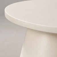 Table basse ronde pour chat, en panneau écologique E0, base en fer avec empreinte de patte, maison pour chat, blanc crème, noir charbon, 60/70/80 cm, YAOYUE