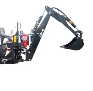 CE Được Phê Duyệt 3 Điểm Hitch Backhoe Tập Tin Đính Kèm Cho Máy Kéo