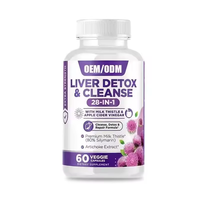Biocaro Vegan Hard Capsule Milk Thistle kapsul Liver Detox membersihkan suplemen untuk perlindungan hati sehat dan Anti Hangover