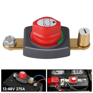 Interruptor de desconexión de corriente negativa 275A 12-48V con perno M10 para apagado de motor en uso automotriz - Product Image 3