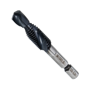 HSS-Co TiAlN <span class=keywords><strong>Set</strong></span> mata bor kombinasi HRC89, dilapisi M3-M10 <span class=keywords><strong>1</strong></span>/<span class=keywords><strong>4</strong></span> "<span class=keywords><strong>Hex</strong></span> Shank Deburr Countersink Bits For304 pengeboran baja - Product Image 5