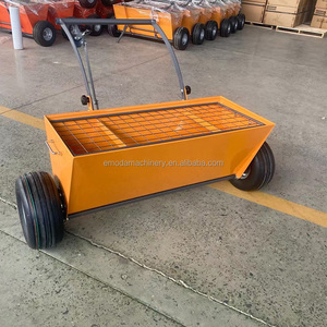 Esparcidor de arena de diamante empujado a mano, esparcidor inferior uniforme de suelo de hormigón, pavimentadora de nivelación resistente al desgaste - Product Image 4