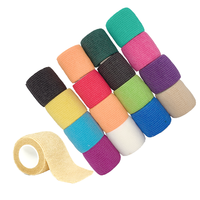 Ruban adhésif élastique en maille pour le sport, respirant et imperméable, disponible en plusieurs couleurs, en stock usine