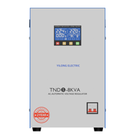 Régulateurs/Stabilisateurs de tension monophasés YILONG 8KVA 220V, régulateur automatique haute stabilité, type servo, puissance de charge lourde AVR