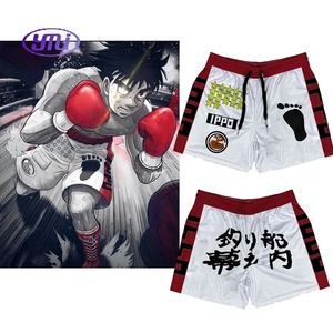 Anime Hajime no <span class=keywords><strong>Ippo</strong></span> Shorts Shorts d'été Gymnases Séchage rapide Sport <span class=keywords><strong>IPPO</strong></span> Shorts Fitness Exercise Beach Breathable Jogger Casual Shorts - Product Image 1