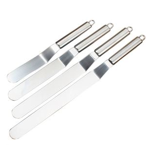 Ovaler Cremespatel Kuchenspatel 6-12 Zoll Backwerkzeuge mit Edelstahlrohrgriff Spülmaschinen- & Ofenfest Nachhaltig - Product Image 5
