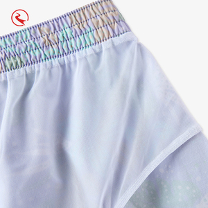 Shorts de plage personnalisés en tissu recyclé extensible dans quatre directions, essentiels pour l'été, séchage rapide, tailles S-6XL, avec logo personnalisé, légers - Product Image 6