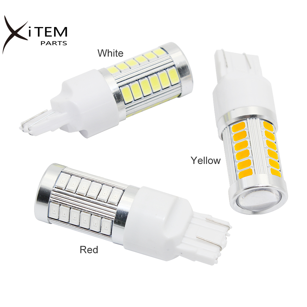 33 SMD светодиодные лампы T20 7440 7443 указатели поворота для автомобиля 1156 1157 5630 Светодиодные лампы P21W W21W