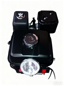 مجرفة تعمل بالبنزين مع مصباح ليد آلة تشطيب خرسانية للمشي خلف الأرض والعمل الليلي - Product Image 3