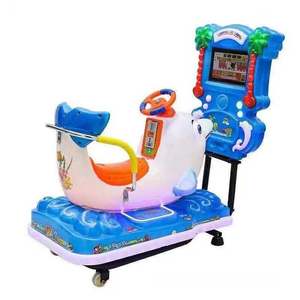 لعبة أطفال تجارية جديدة تعمل بالعملات المعدنية، سيارة هزازة كهربائية للأطفال مع رسوم متحركة ثلاثية الأبعاد وموسيقى، مناسبة للأطفال دون 3 سنوات - Product Image 1