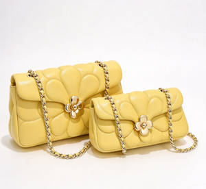 Floral Embossed Leather Flap Bag Zipper <b>Chain</b> <b>Strap</b> Square <b>Handbag</b> Women Lightweight Daily Use Multiple Colors Teen Girls - Product Image 6