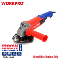 Meuleuse d'angle électrique professionnelle WORKPRO 125 mm, outil électrique filaire, outil de meulage