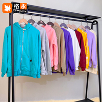 Geryon Grosir Pakaian Bekas Campuran Hoodie Tebal Sweatshirt Kerah Bulat Hangat Musim Dingin Bersih 90-98% Baru Unisex Vintage Ekspor