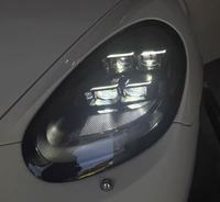 Faros Delanteros LED Matrix para Porsche 987 Cayman Boxster 2009-2012, Luces de Circulación Diurna, Luz Alta y Baja, Señal de Giro Dinámica Secuencial, Conexión Plug and Play