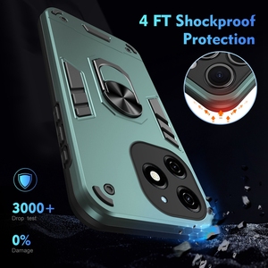 Coque de téléphone antichoc en TPU pour support d'anneau de béquille pour Tecno Spark 20 10 Pro Spark GO 2024 Pova 5 Pro Pop6 - Product Image 4