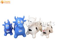 Jouet gonflable à sauter XL Bull Bouncy Hopper 16p, animal en caoutchouc à sauter pour enfants et adultes