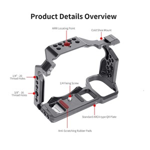 KingMa กรงกล้องอลูมิเนียมออกแบบใหม่สำหรับพานาโซนิค LUMIX <span class=keywords><strong>S5</strong></span> - Product Image 2