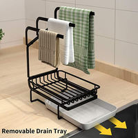 Vente en gros sur le robinet réglable cuisine évier Caddy orgue ustensile salle de bain supports accessoires porte-éponge