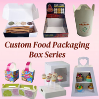 Emballage personnalisé pour sandwichs, emballage en papier kraft pour hamburgers, boîte à lunch pour pâtisserie, boîte à dessert, boîte à beignets, emballage pour biscuits