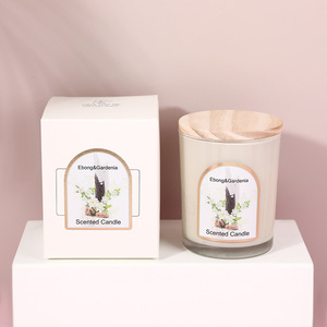 Bougies décoratives de luxe parfumées faites à la main en gros, bougies personnalisées d'usine avec couvercle, boîtes pour mariages <span class=keywords><strong>et</strong></span> fêtes - Product Image 6