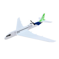 Modèle d'avion Matériel d'enseignement: C919 Avion passager Avion en mousse Planeur à main Assemblage d'avion rechargeable