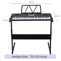 Órgano electrónico profesional de 61 teclas, instrumentos musicales, teclado eléctrico, piano, órgano electrónico