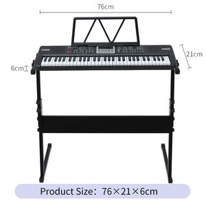 61 Teclas Órgão Eletrônico Profissional Instrumentos Musicais Teclado Elétrico piano Órgão Eletrônico - Product Image 4