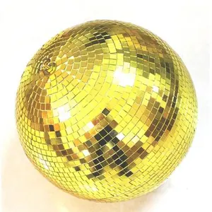 中国工厂价格镜球30厘米金/银迪斯科玻璃球带马达夜总会派对