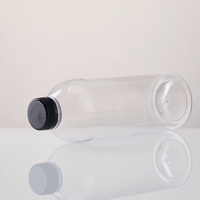 Bouteille en plastique transparente pour lait, yaourt et boissons de 850 ml et 1000 ml avec bouchon inviolable, sans BPA, 100% biodégradable en PLA, bouteilles pour jus