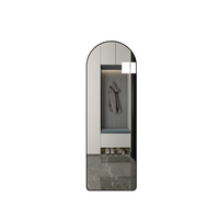 Miroir pleine longueur à cadre fin doré pour chambre, salon, entrée, couloir, dressing, décoration intérieure, vente en gros