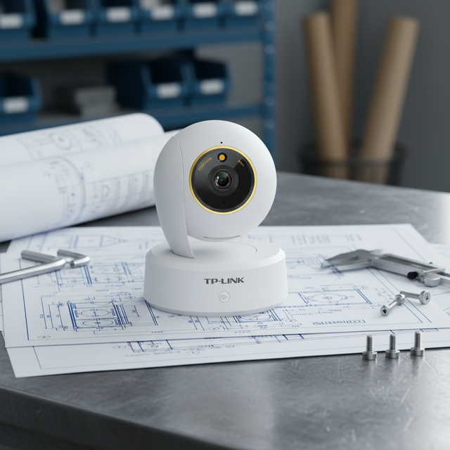 TP-LINK TL-IPC45AW Color Intercom PTZ Wireless Network Camera Color Wired