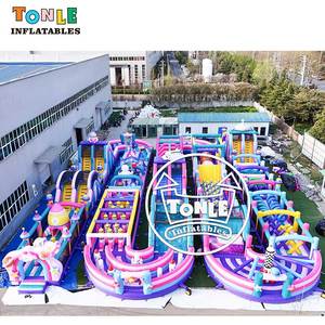 2026 TONLE Pista de Obstáculos Inflable Comercial Personalizada en Forma de S con Temática Espacial de Ensueño para Alquiler en Fiestas - Product Image 2