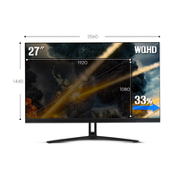Moniteur de jeu OEM de 27 pouces 4K, écran de PC 144Hz HDR, FreeSync