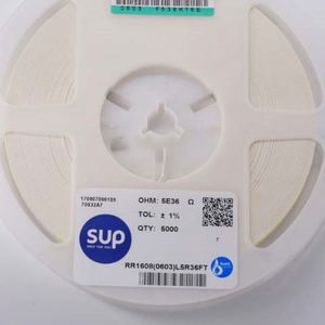 Manufacturer Direct RR1608 0603L5R36FT 0603 1608 Resistors Chip Resistors SMD Resistors 5.36ohm 1% 1/10W Thick Film Resistor - Product Image 1
