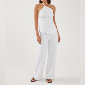 Fabbrica di Abbigliamento Femminile Personalizzato, Camicie e Bluse Bianche Jacquard per Donne - Product Image 3