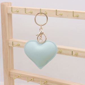 Llavero de Cuero con Forma de Corazón, Amuleto para Bolso, Pulsera de Amor, Accesorio para Bolso de Pareja - Product Image 5