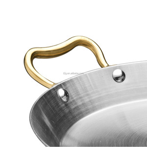 Hot Selling Stainless Steel Gold Soup <b>Pot</b> Oval Mirror Tray Modern Design Nonstick Dishwasher Safe Oven Safe Gas <b>Induction</b> - Product Image 4