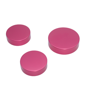 Capuchons à vis en aluminium or rose argenté pour pots cosmétiques, 38-400 45-400 53-400 63-400 70-400 89-400 Couvercle en métal - Product Image 3