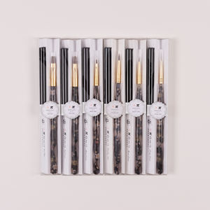 Juego de Pinceles de <span class=keywords><strong>Uñas</strong></span> Acrílicas Profesionales de Alta Calidad, Multifuncionales, con Mango Plano de Acrílico y Pincel de Pintura Importado de Corea, <span class=keywords><strong>2022</strong></span> - Product Image 2