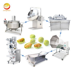 Machine à fabriquer des cacahuètes enrobées de caramel ORME avec un bac de sucrage pour les collations à base de noix - Product Image 1