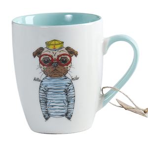 <span class=keywords><strong>Taza</strong></span> animada ecológica personalizada dibujos rosas corte de perro divertido café novedad <span class=keywords><strong>Taza</strong></span> de cerámica blanca para regalo de cumpleaños para niños - Product Image 4