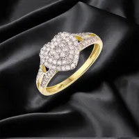 Platinum Wedding Rings Wedding Ring For Women 2022 Custom Bling 18K Gold Platinum Moissanite Diamond Classic Wedding Eternity Finger Jewelry Rings For Women'S