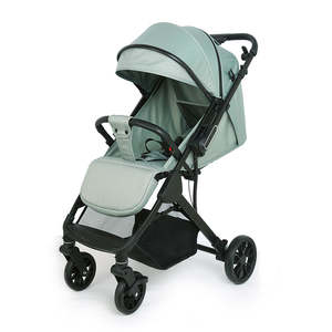 NOUVEAU Poussette bébé à <span class=keywords><strong>guidon</strong></span> réversible Poussette bébé facile à plier Certifiée EN pour les voyages en avion Poussette bébé Landau - Product Image 5