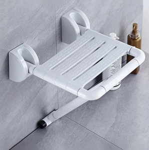 Durable Reliable Quality Wall Mount Stool Plastic Folding <b>Chairs</b> <b>For</b> Bathroom <b>Shower</b> - Product Image 2