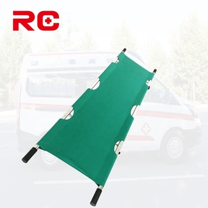Brancard à roulettes manuel à cadre rigide de qualité hospitalière pour les secours d'urgence des services d'incendie et des ambulances, capacité de 160 kg - Product Image 1