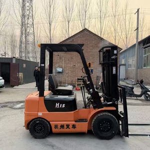 Chariots élévateurs diesel d'<span class=keywords><strong>occasion</strong></span> de haute qualité à prix réduit Hangzhou H15 Capacité 1,5T Modèle 2022 Garantie 1 an - Product Image 2